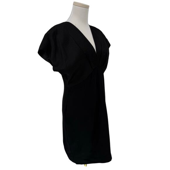 Sheath V-Neck Ponte Dress Professional Career Women’s Classic Workwear Unbranded - Picture 3 of 5